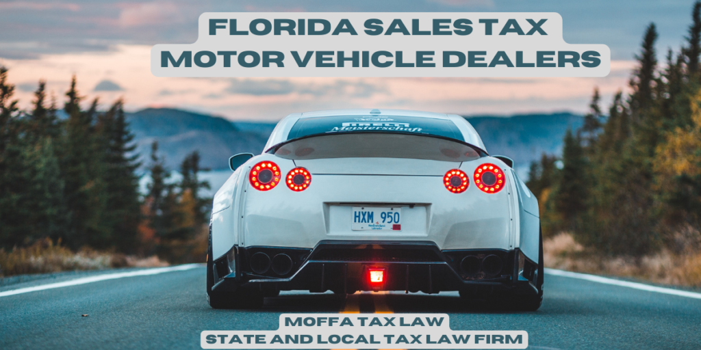 Sales Tax Audit Motor Vehicle Dealer Florida Department of Revenue