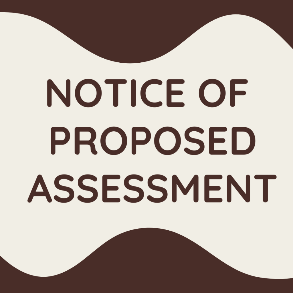 Notice of Proposed Assessment Florida Department of Revenue