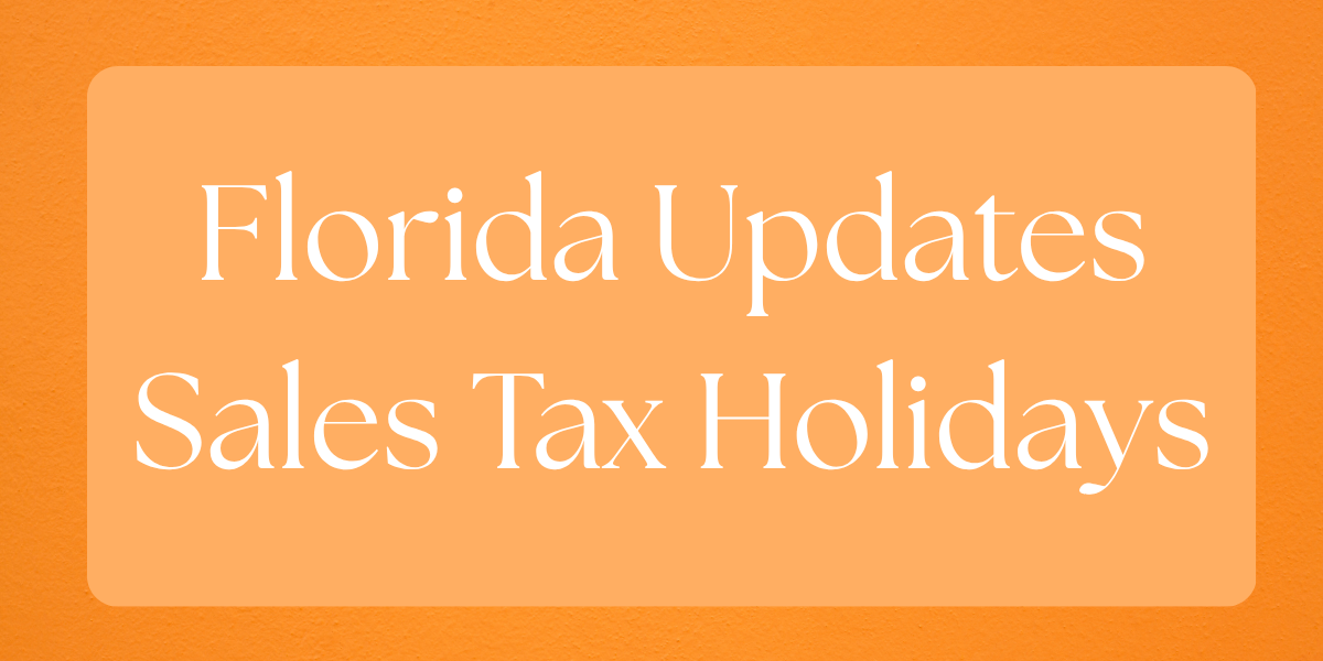 Florida 2025 tax holiday schedule for school and outdoor gear